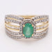 Ring Emerald Diamond Ring 58 Facettes E356876