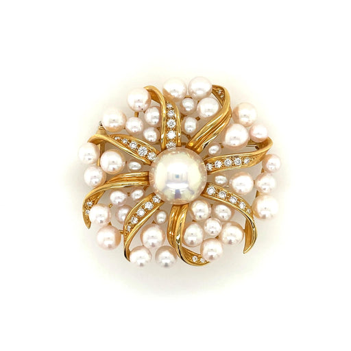 Broche Broche Tiffany & Co Diamants Perles 58 Facettes