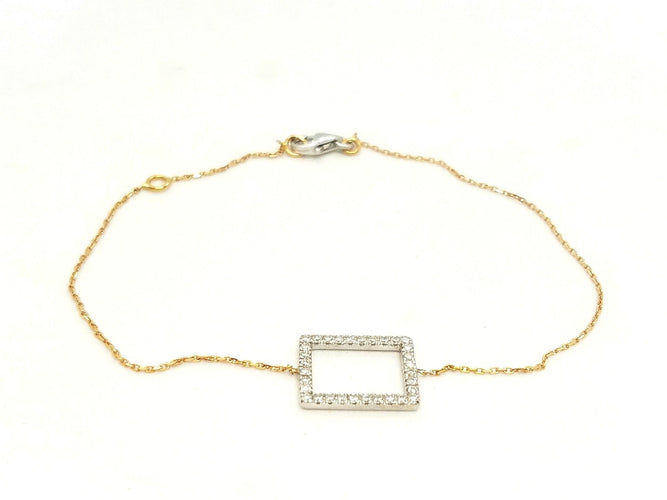 Bracelet Bracelet Graphique Or rose Diamant 58 Facettes 579215RV