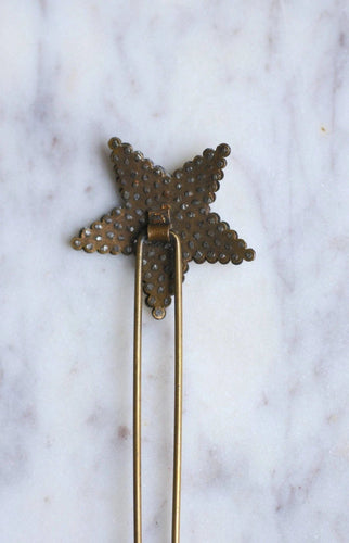 Accessoire Peigne ancien étoile pointe d'acier 58 Facettes