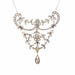 Pendant Belle Epoque pendant with diamonds and fine pearls 58 Facettes 24890