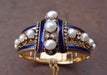 Bracelet Bracelet 19th century fine pearls and email 58 Facettes