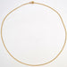 Collier Chaine gourmette or jaune 58 Facettes 17-259A