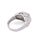 Ring Dome ring in platinum, diamonds 58 Facettes 1