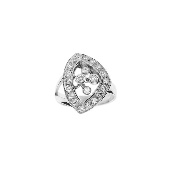 Bague 53 Bague Triangle diamants 58 Facettes 30674