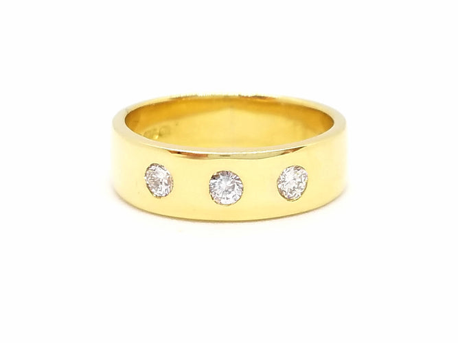 Bague 50 Bague Or jaune Diamant 58 Facettes 757306CN