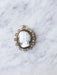 Broche Broche pendentif camée agate, perles et diamants 58 Facettes