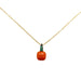 Necklace Pomellato necklace, "Capri", pink gold, coral, tsavorites. 58 Facettes 30912