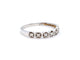 Bague 53 Bague Alliance Or blanc Diamant 58 Facettes 05657CD