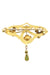 Brooch ART-NOUVEAU TOURMALINE AND PEARL BROOCH 58 Facettes 050001