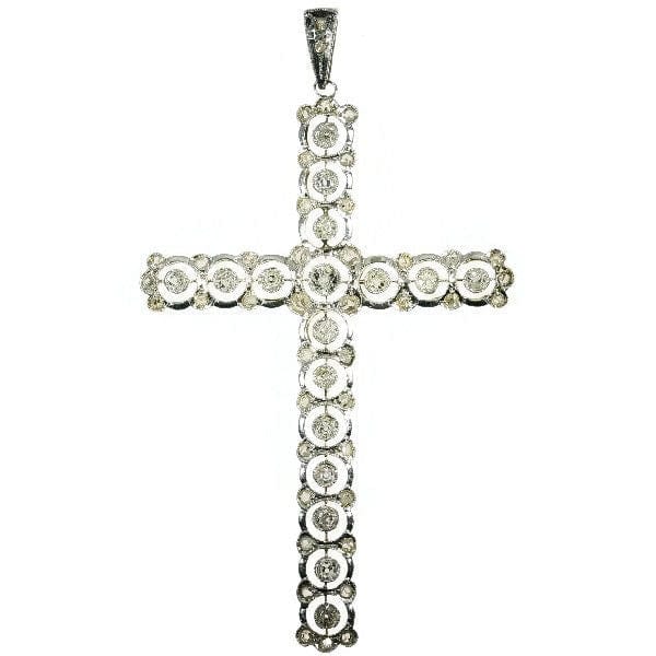 Pendentif Pendentif croix diamant 58 Facettes 14263-0023