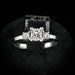 Ring 54 Trilogy type ring White gold and Diamonds 58 Facettes