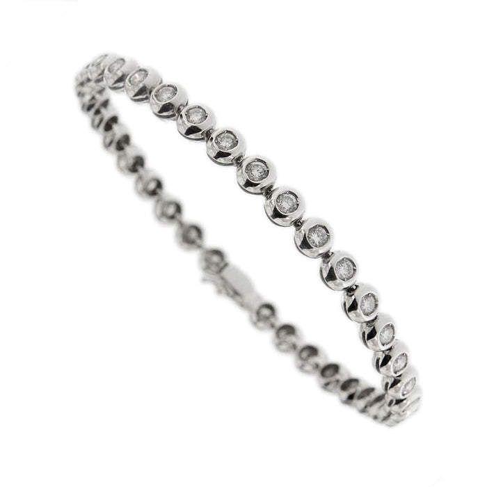 Bracelet Bracelet tennis avec diamants de 2,88 ct 58 Facettes 8868