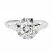 Ring 55 Solitaire Ring White Gold Diamond 58 Facettes 2569137CN