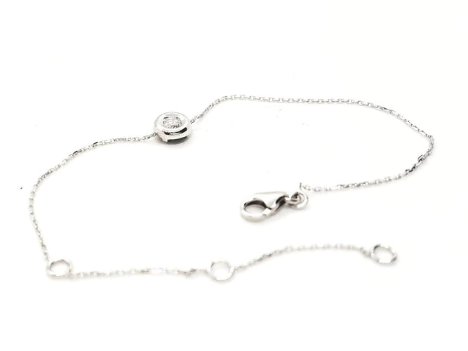 Bracelet Bracelet Or blanc Diamant 58 Facettes 579002RV