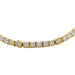 Bracelet Yellow gold diamond line bracelet. 58 Facettes 30901