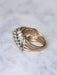 Vintage dome diamond palm ring 58 Facettes