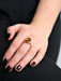 Ring 59 Ring Yellow gold Citrine 58 Facettes 2130442CN