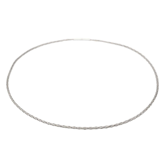 Collier Collier Tressé Or blanc 58 Facettes 2682342CD