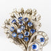 Brooch Brooch bouquet sapphires diamonds 58 Facettes 19-564