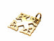 Pendentif Pendentif Croix Or jaune 58 Facettes 1212055CN