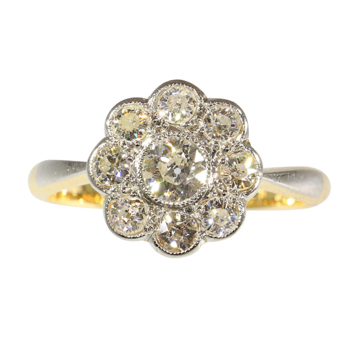 Bague 51 bague Marguerite diamants Art Déco 58 Facettes 23212-0300