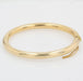 Bracelet Oval gold bangle bracelet 58 Facettes 21-733