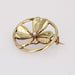 Brooch Yellow gold clover pearl collar brooch 58 Facettes CVBR63