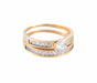 DUO RING, SOLITAIRE & DIAMOND RING 58 Facettes BO/220058
