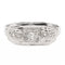 Bague 51 Bague Tank Or Blanc diamant 58 Facettes 2360810CN