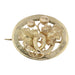 Brooch Old gold brooch with vine leaf decoration 58 Facettes 13-052B