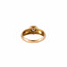 GOLD & DIAMOND SOLITAIRE RING 58 Facettes BO/230020