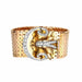 Bracelet Soft Ribbon Bracelet Yellow Gold and Diamonds 58 Facettes 62000155