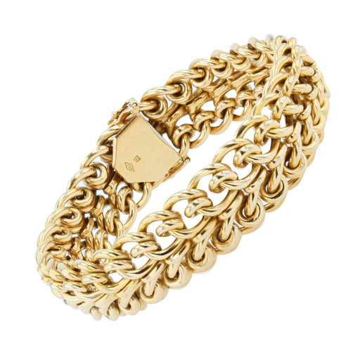 Bracelet Bracelet rétro en or jaune 58 Facettes 21-622