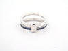 Ring 55 POMELLATO together ring double ring 18k white gold sapphire 58 Facettes 254410