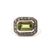 Ring 53 Vintage ring in Silver & peridot 58 Facettes