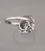 Ring 53.5 Art Deco Style Ring Octagonal Diamonds White Gold 58 Facettes R1656