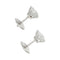 Boucles d'oreilles Boucles d'oreilles platine et diamants princesses. 58 Facettes 31938