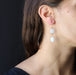 Earrings Moonstone dangling earrings 58 Facettes 21-554B