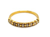 Ring 54 Half wedding ring Yellow gold Diamond 58 Facettes 1089904CD