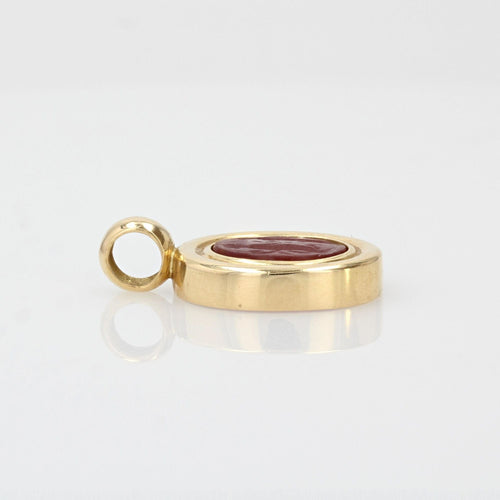 Collier Pendentif ancien or jaune intaille 58 Facettes 21-791