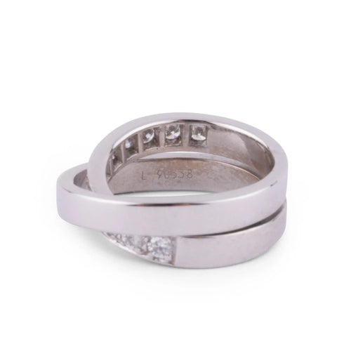 Bague Cartier - bague en or gris, diamants 58 Facettes 1