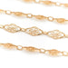 Filigree mesh necklace Yellow gold 58 Facettes 1696342CN