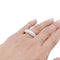Bague 57 Bague pavage en or blanc, diamants. 58 Facettes 33136