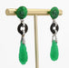 Earrings Jade diamond agate earrings 58 Facettes 22-197