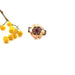 Bague Bague fleur en or jaune, tourmaline 58 Facettes