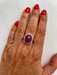 Bague 56 Bague cocktail Diamant Rubis 58 Facettes