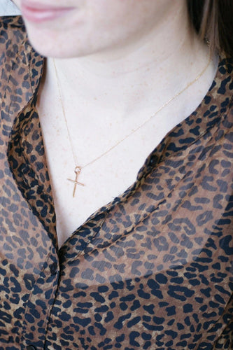 Pendentif Pendentif croix ancienne or 58 Facettes