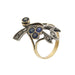 Ring 53 Vintage diamond and sapphire ring 58 Facettes 31154