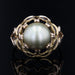 Bague Bague vintage en or et sa perle gold 58 Facettes